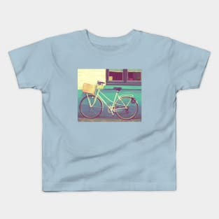 Bicycle watercolor Kids T-Shirt